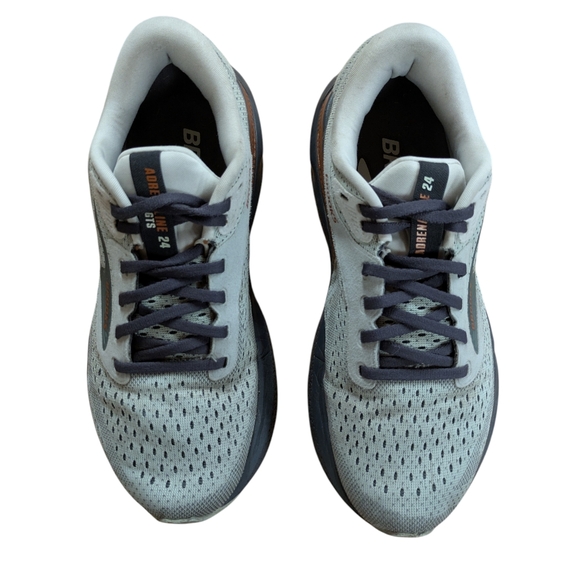 Brooks Adrenaline GTS 24 Running Shoes Sneakers Gray Size 8 - Picture 3 of 11